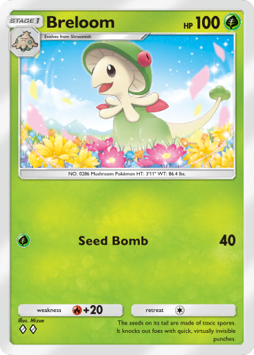 Pokemon TCG Pocket - B1 012 Breloom