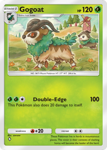 Pokemon TCG Pocket - B1 022 Gogoat
