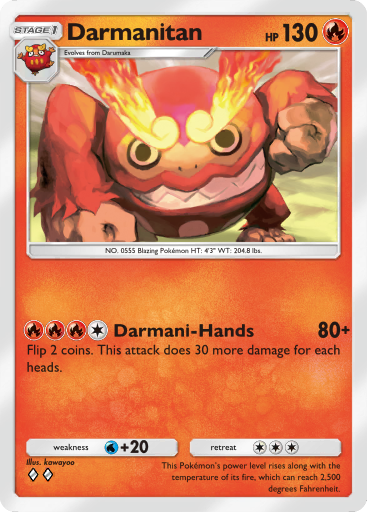 Pokemon TCG Pocket - B1 040 Darmanitan