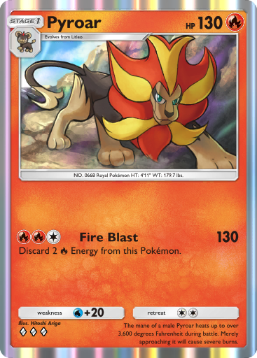 Pokemon TCG Pocket - B1 046 Pyroar