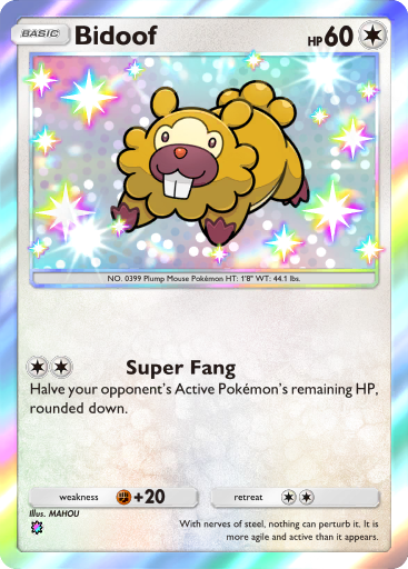 Pokemon TCG Pocket - B1 316 Bidoof