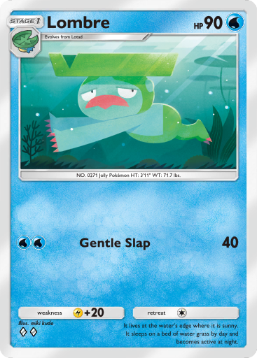 Pokemon TCG Pocket - B1 054 Lombre