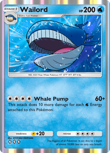 Pokemon TCG Pocket - B1 057 Wailord