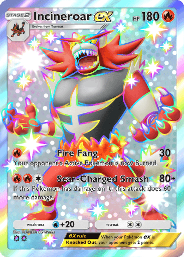 Pokemon TCG Pocket - B1 318 Incineroar ex