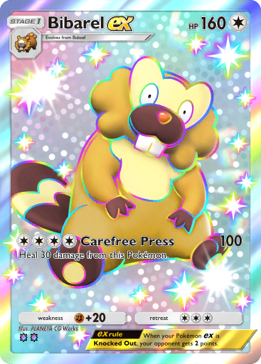 Pokemon TCG Pocket - B1 327 Bibarel ex