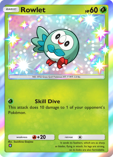 Pokemon TCG Pocket - B1 290 Rowlet