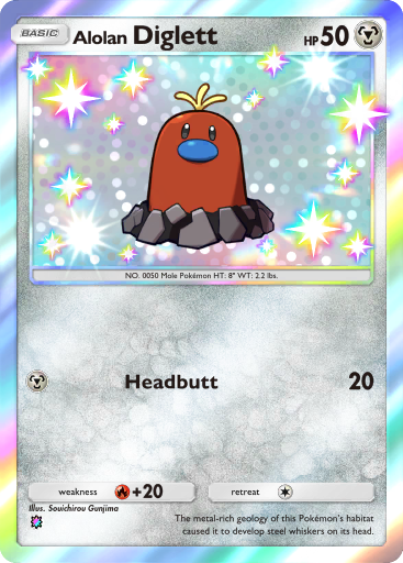 Pokemon TCG Pocket - B1 311 Alolan Diglett