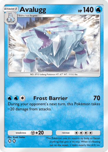 Pokemon TCG Pocket - B1 075 Avalugg