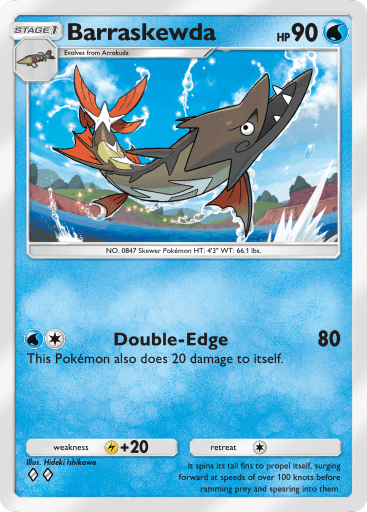Pokemon TCG Pocket - B1 079 Barraskewda