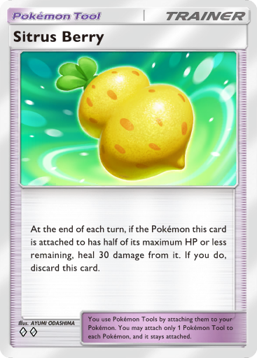 Pokemon TCG Pocket-  Sitrus Berry(B1 218)