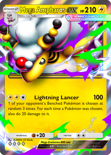 Pokemon TCG Pocket - B1 085 Mega Ampharos ex