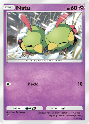 Pokemon TCG Pocket - B1 097 Natu