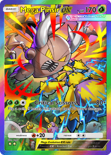 Pokemon TCG Pocket - B1 272 Mega Pinsir ex