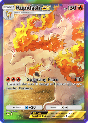 Pokemon TCG Pocket - B1 274 Rapidash ex