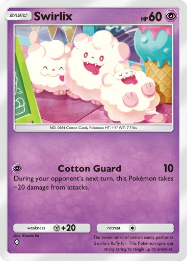 Pokemon TCG Pocket - B1 117 Swirlix