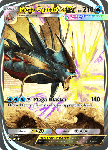 Pokemon TCG Pocket - B1 285 Mega Gyarados ex