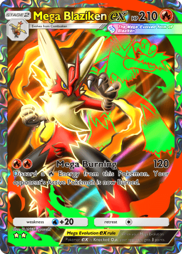 Pokemon TCG Pocket - B1 254 Mega Blaziken ex