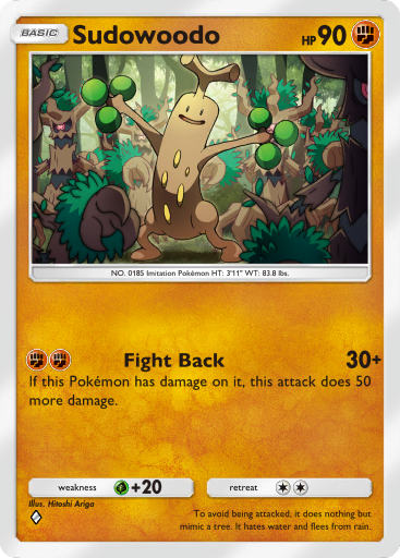Pokemon TCG Pocket - B1 125 Sudowoodo