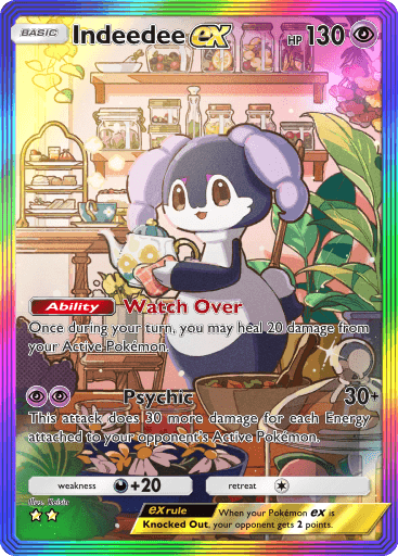Pokemon TCG Pocket - B1 278 Indeedee ex