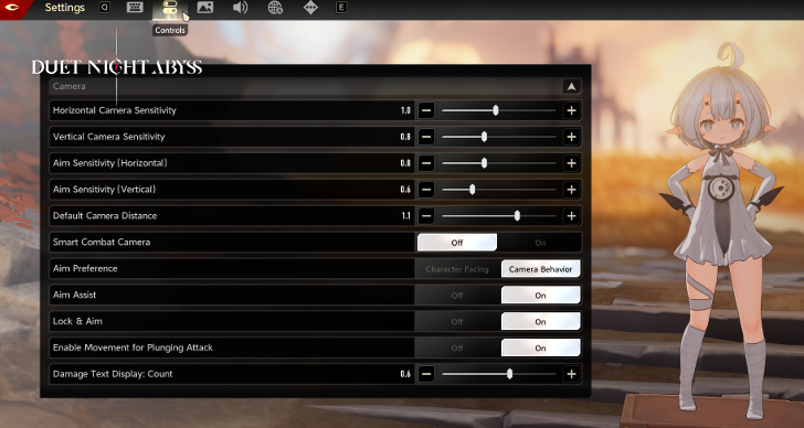 Control Settings DNA