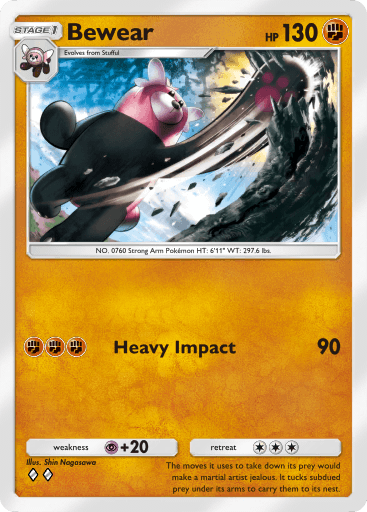Pokemon TCG Pocket - B1 142 Bewear