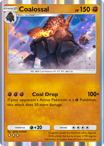 Pokemon TCG Pocket - B1 147 Coalossal