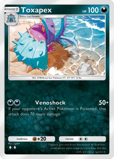 Pokemon TCG Pocket - B1 162 Toxapex