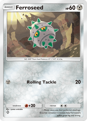 Pokemon TCG Pocket - B1 166 Ferroseed