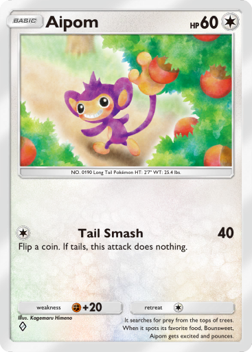 Pokemon TCG Pocket - B1 185 Aipom