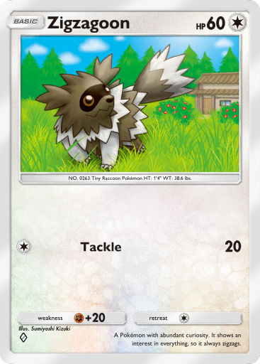 Pokemon TCG Pocket - B1 188 Zigzagoon