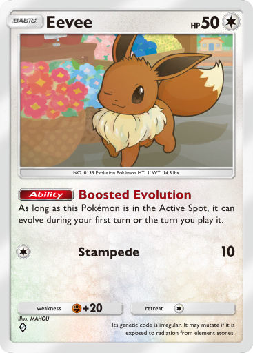 Pokemon TCG Pocket - B1 184 Eevee