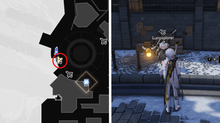 Duet Night Abyss - Lunoxplorer Location