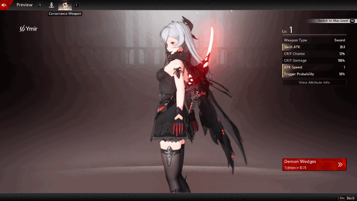 Ymir Consonance Weapon