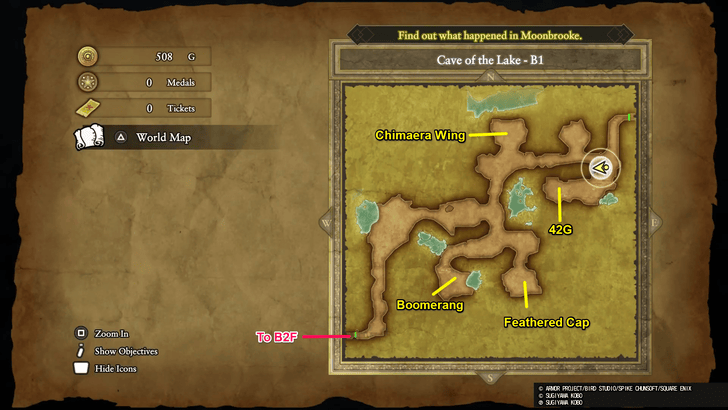 Cave of the Lake Floor 1 Treasures