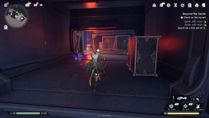 Duet Night Abyss Beyond the Sands First Aid Kit Storage Room