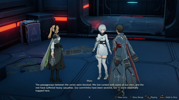 Duet Night Abyss Beyond the Sands Daphne Mors Avar Cutscene