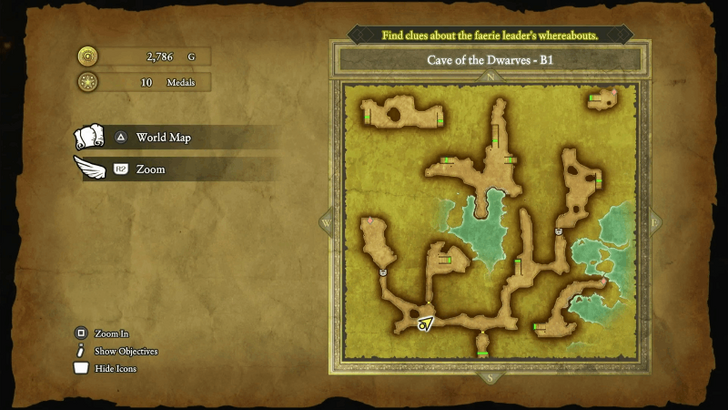 Cave of the Dwarves Map B1