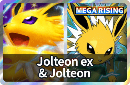 Jolteon ex and Jolteon Deck