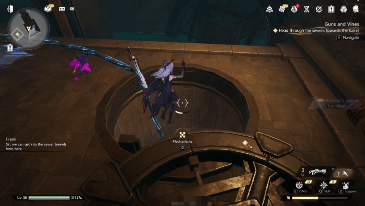 Duet Night Abyss Sewer tunnel hatch