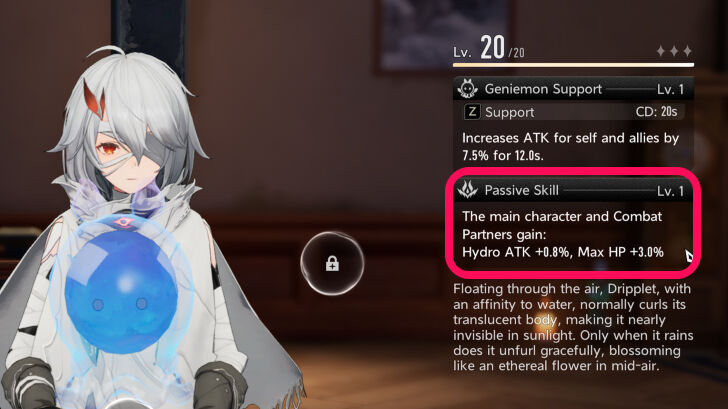 Geniemon Elemental Buff