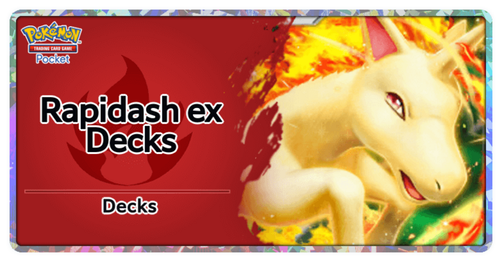 Pokemon TGC Pocket - Rapidash ex Best Deck Build and How to Play