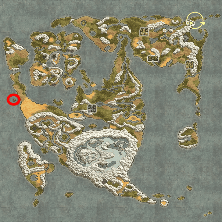 DQ2 - Isle of the Monarch of Medals World Map