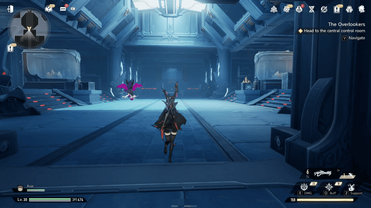 Duet Night Abyss find the central control room