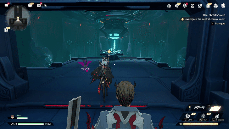 Duet Night Abyss the central control room