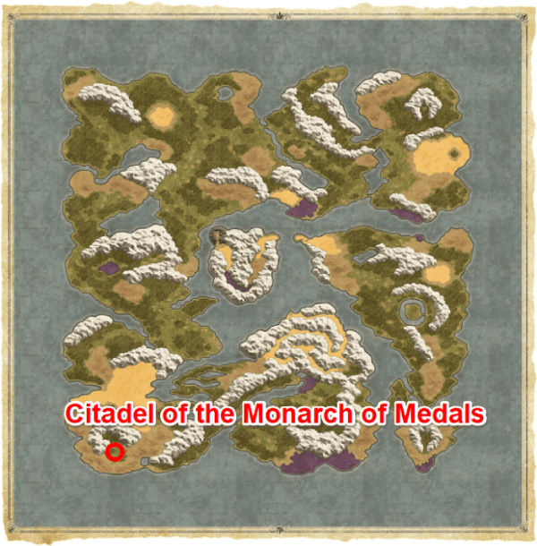 Citadel of the Monarch of Medals EXP Farm