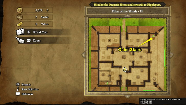 Pillar of the Winds Outer Stairs