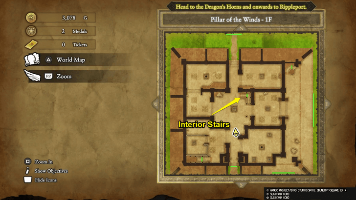 Pillar of the Winds Interior Stairs