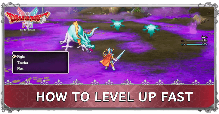 DRAGON QUEST I & II HD-2D Remake How to Level Up Fast