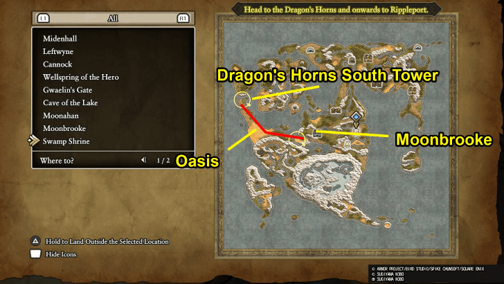 Moonbrooke to Dragon