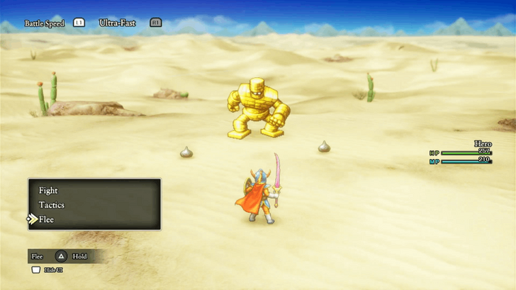 Metal Slime and Golem